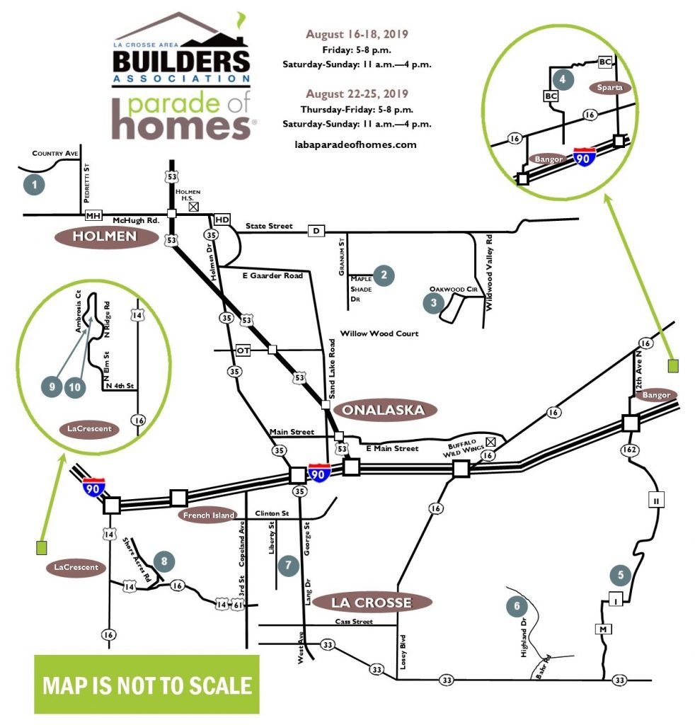 2019 Parade of Homes Listings and Map LABA
